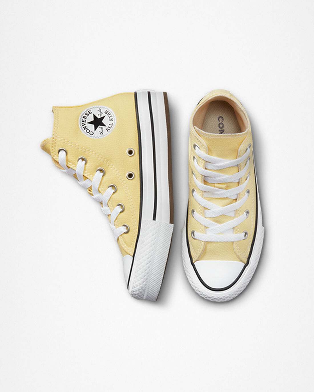 Converse Chuck Taylor All Star Lift Lány Magasszárú Cipő Narancssárga/Fehér/Fekete | HU25476