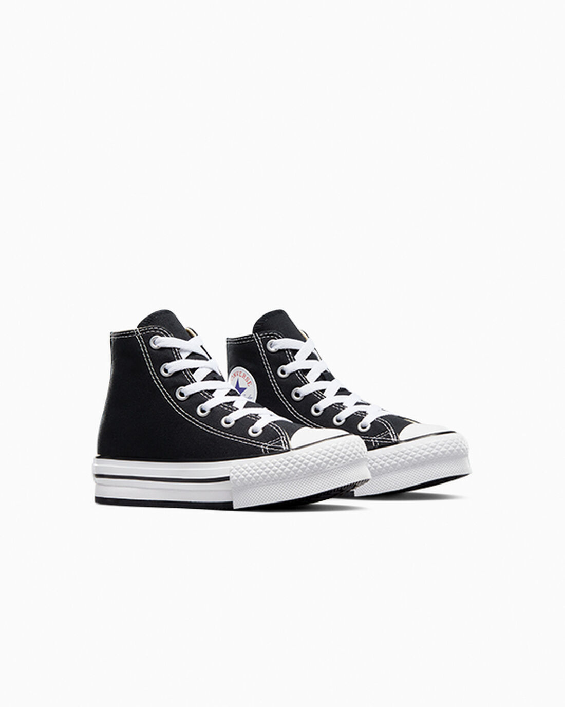 Converse Chuck Taylor All Star Lift Lány Magasszárú Cipő Fekete/Fehér/Fekete | HU69178