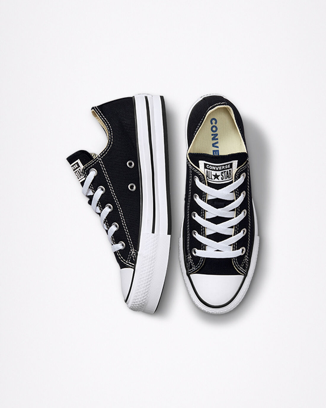 Converse Chuck Taylor All Star Lift Lány Tornacipő Fekete/Fehér/Fekete | HU75963