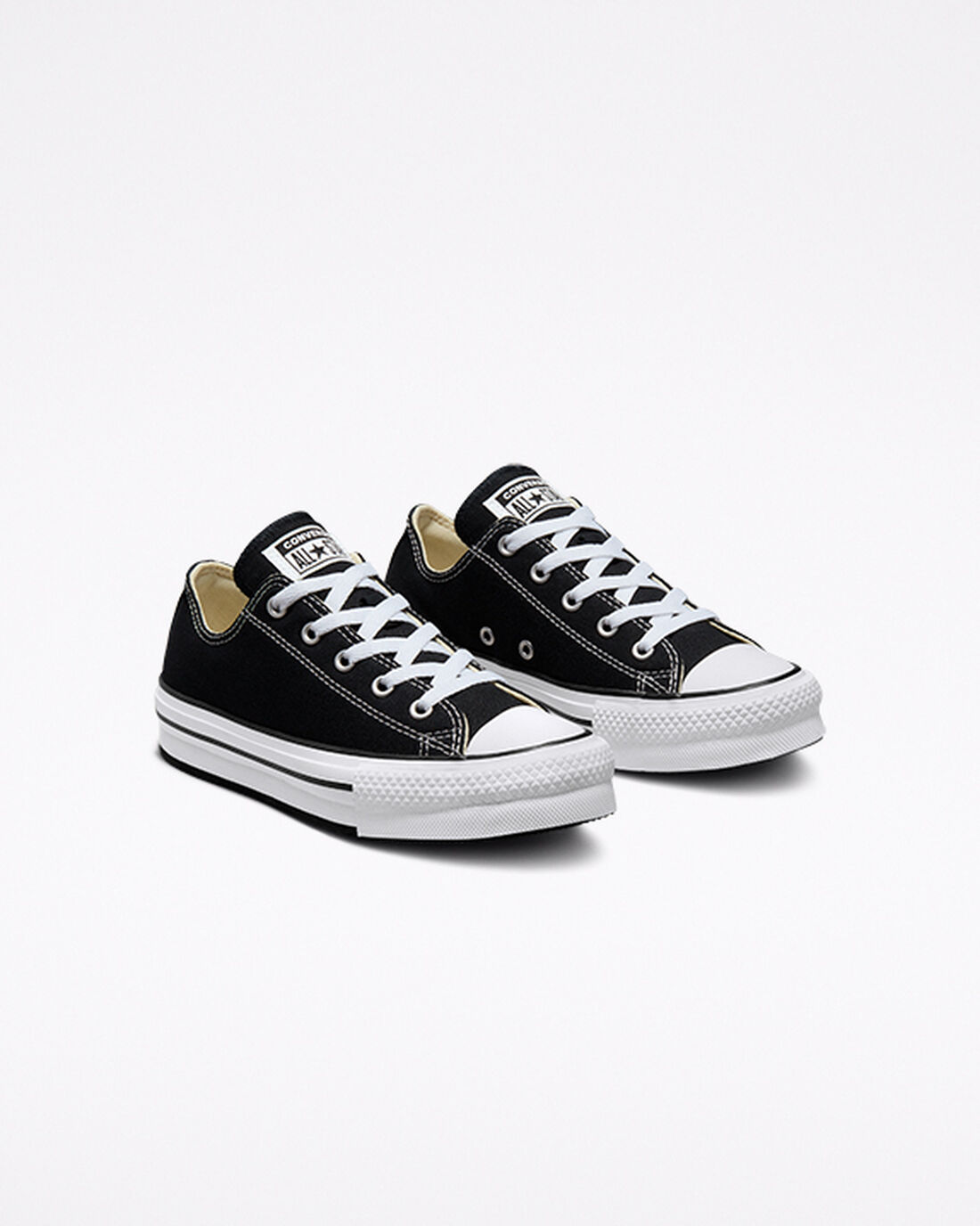 Converse Chuck Taylor All Star Lift Lány Tornacipő Fekete/Fehér/Fekete | HU75963