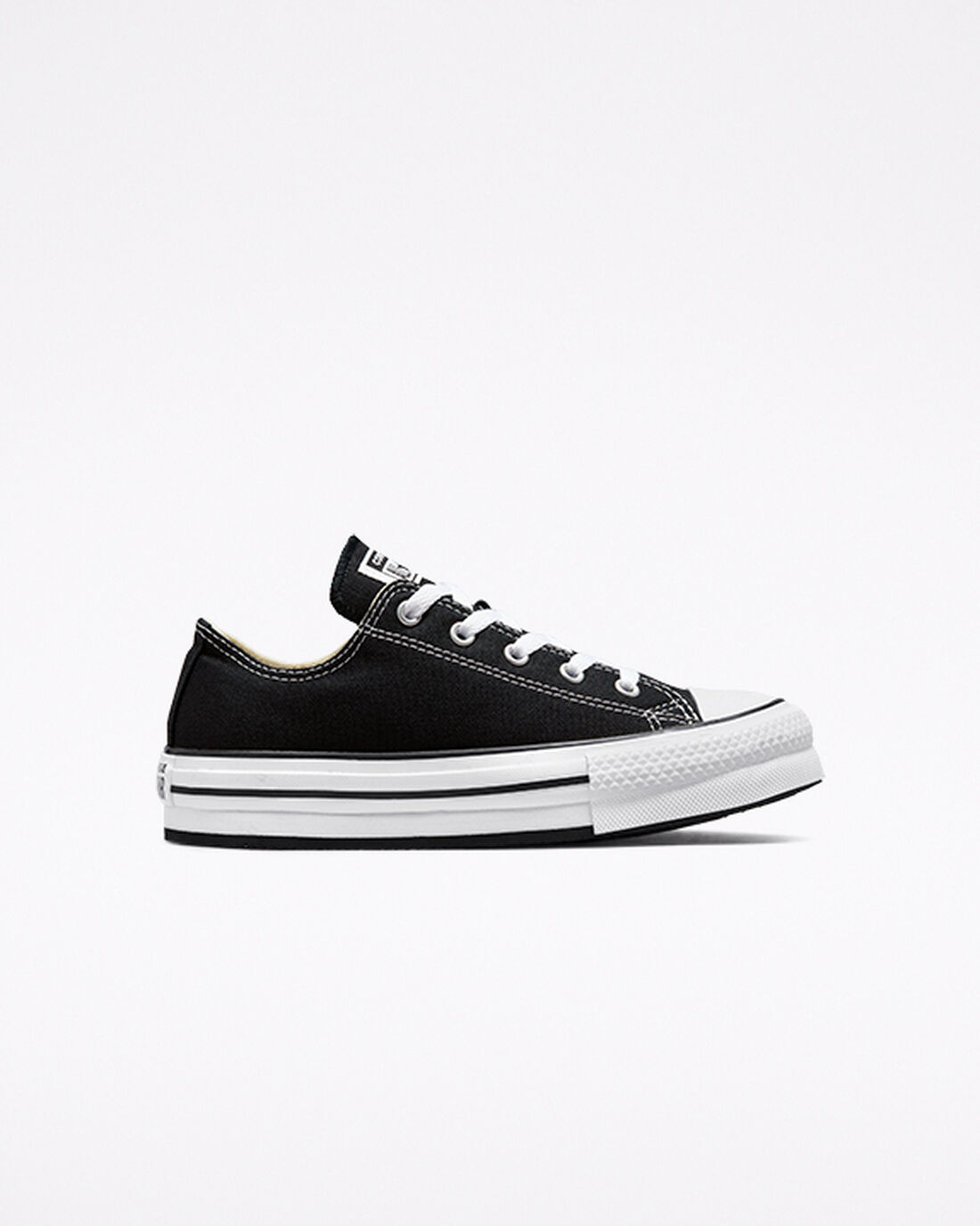 Converse Chuck Taylor All Star Lift Lány Tornacipő Fekete/Fehér/Fekete | HU75963