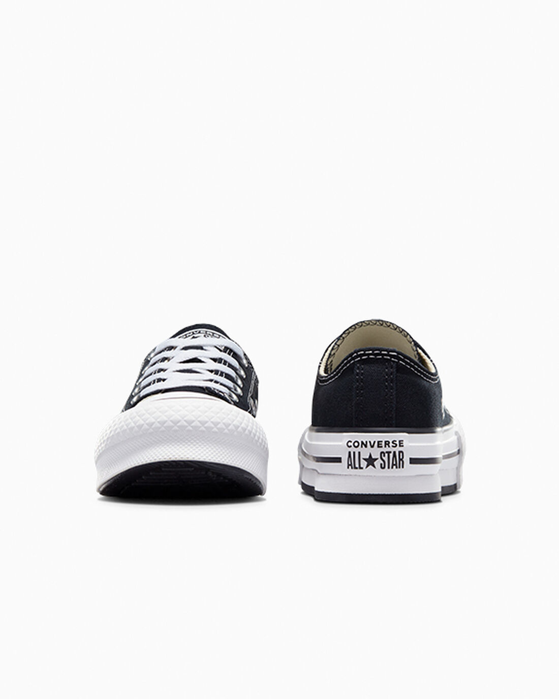 Converse Chuck Taylor All Star Lift Lány Tornacipő Fekete/Fehér/Fekete | HU90872