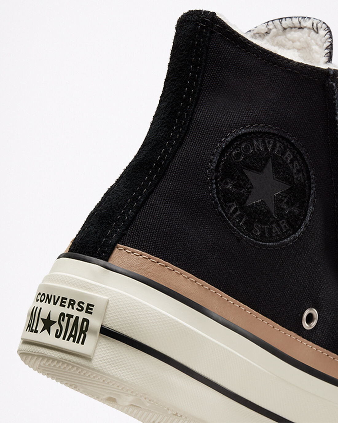 Converse Chuck Taylor All Star Lift Női Magasszárú Cipő Fekete/Barna | HU08129