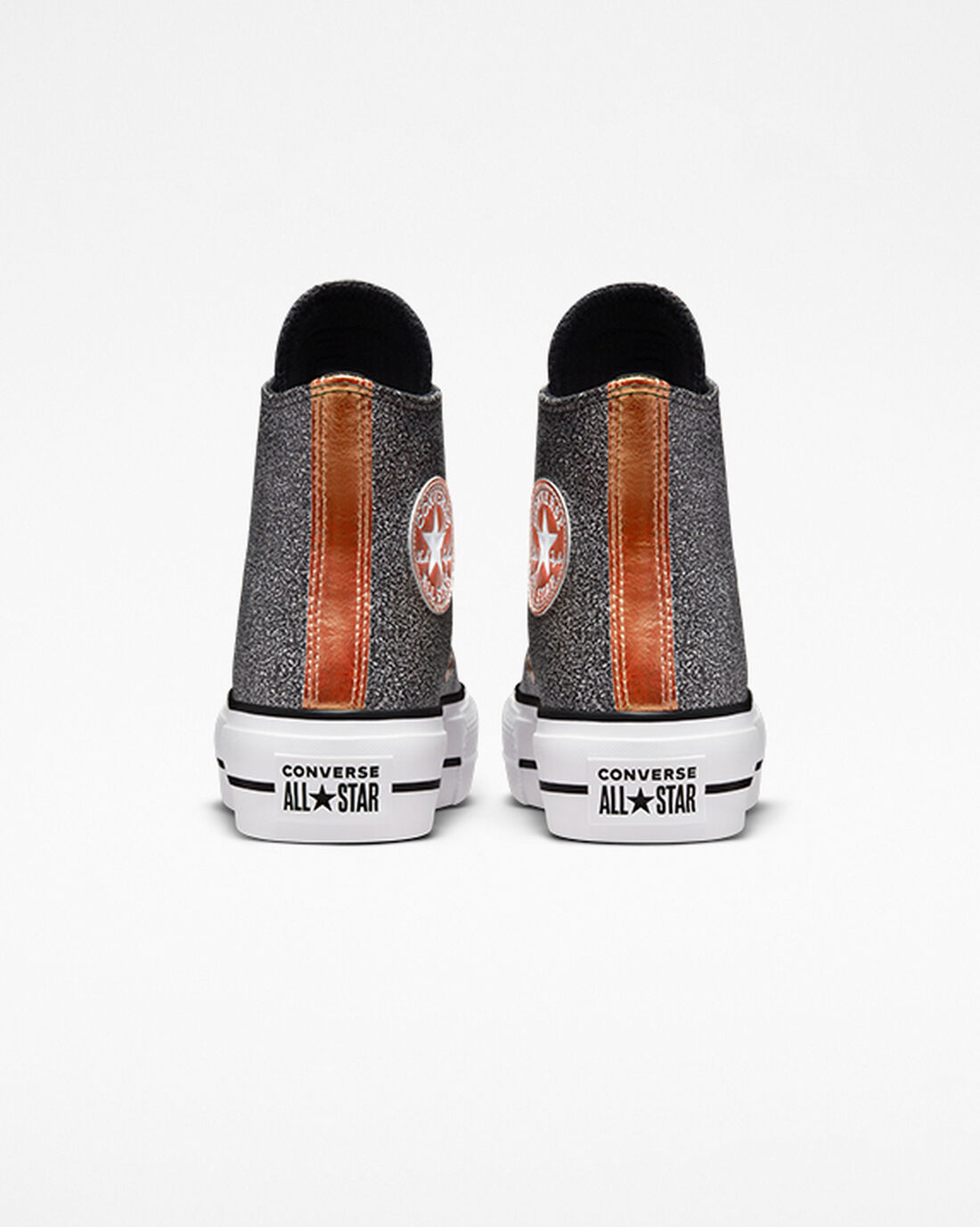 Converse Chuck Taylor All Star Lift Női Magasszárú Cipő Fekete/Réz/Fehér | HU12465