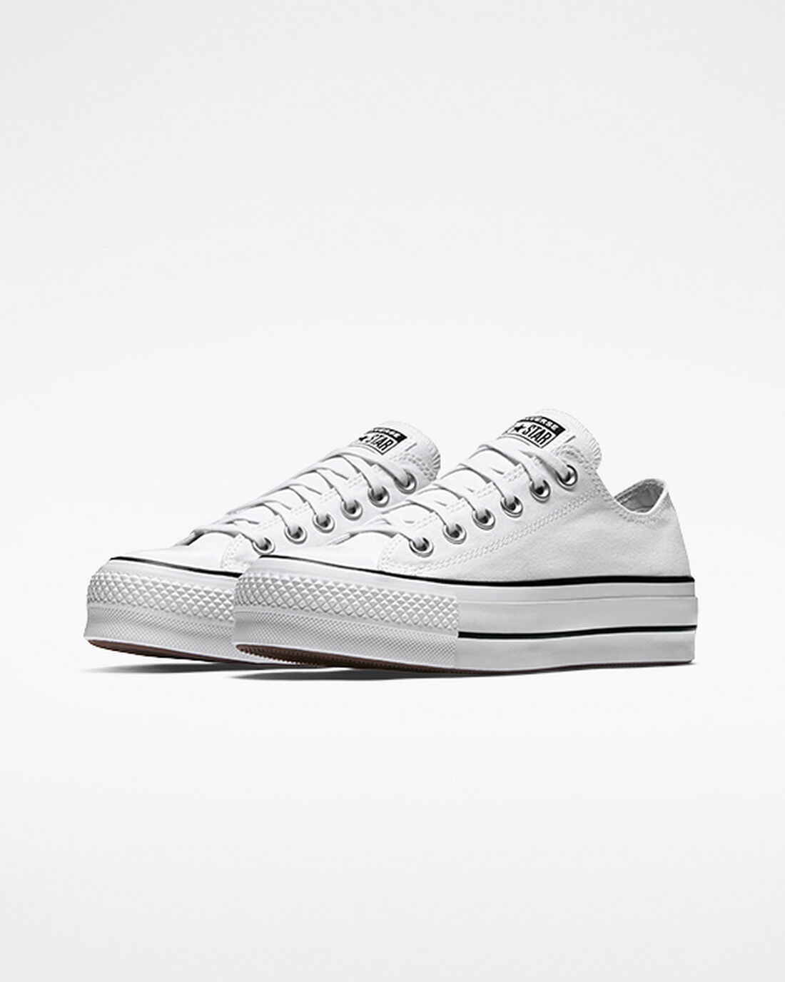 Converse Chuck Taylor All Star Lift Női Tornacipő Fehér/Fekete/Fehér | HU20571