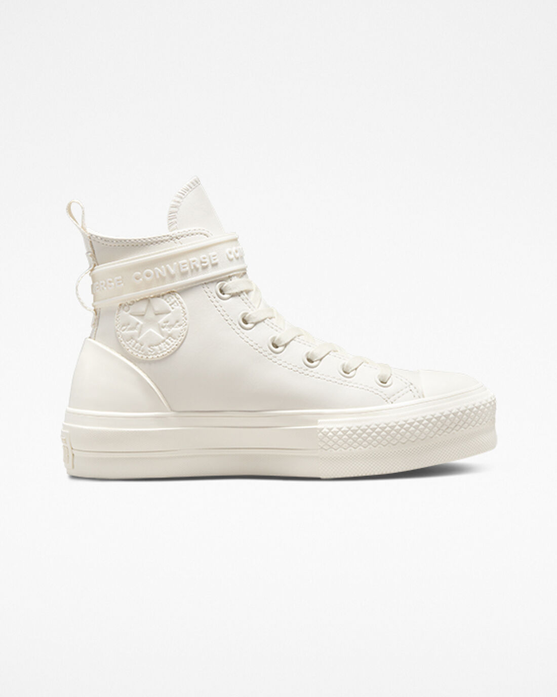 Converse Chuck Taylor All Star Lift Női Magasszárú Cipő Fehér | HU34580