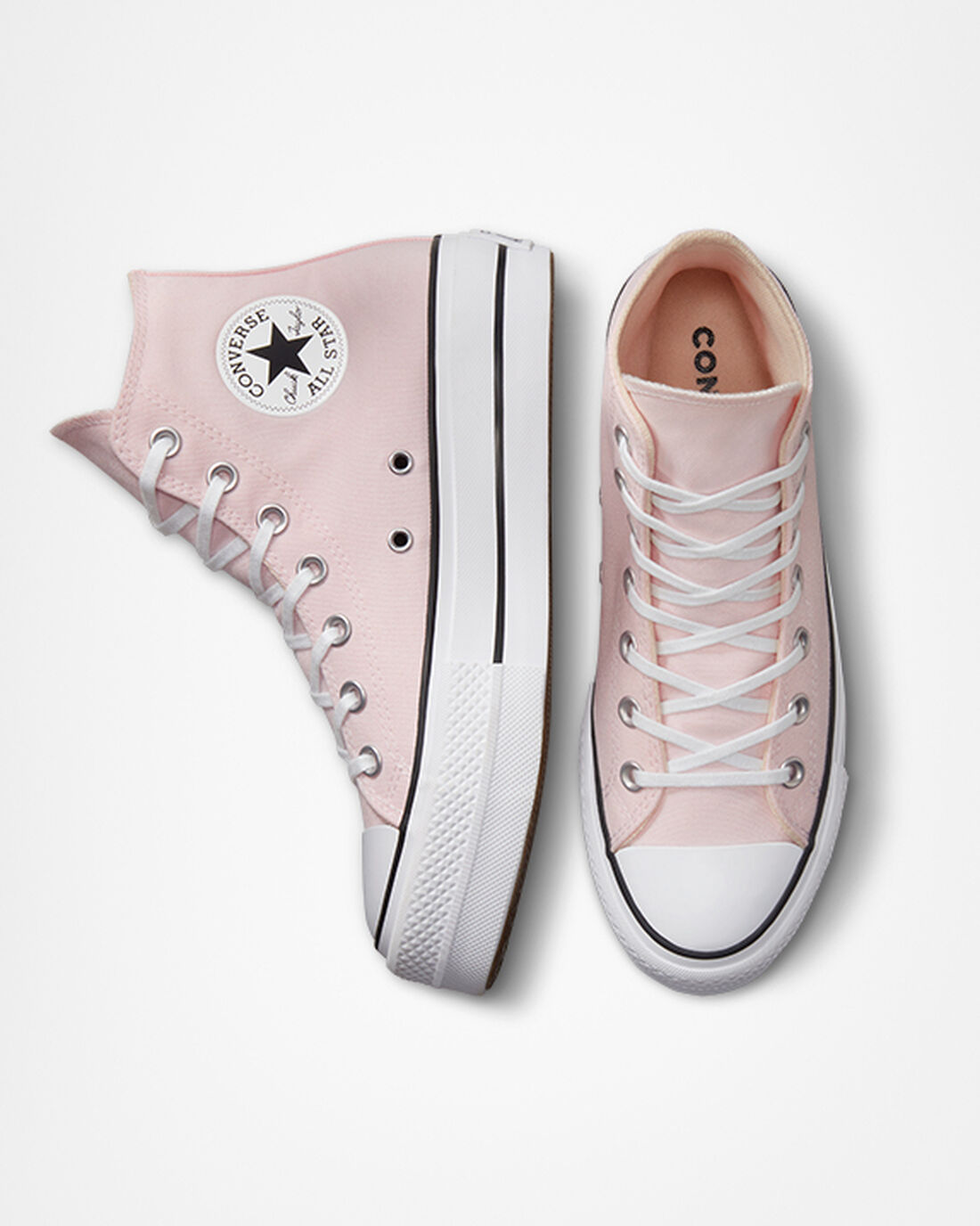 Converse Chuck Taylor All Star Lift Női Magasszárú Cipő Rózsaszín/Fehér/Fekete | HU36149