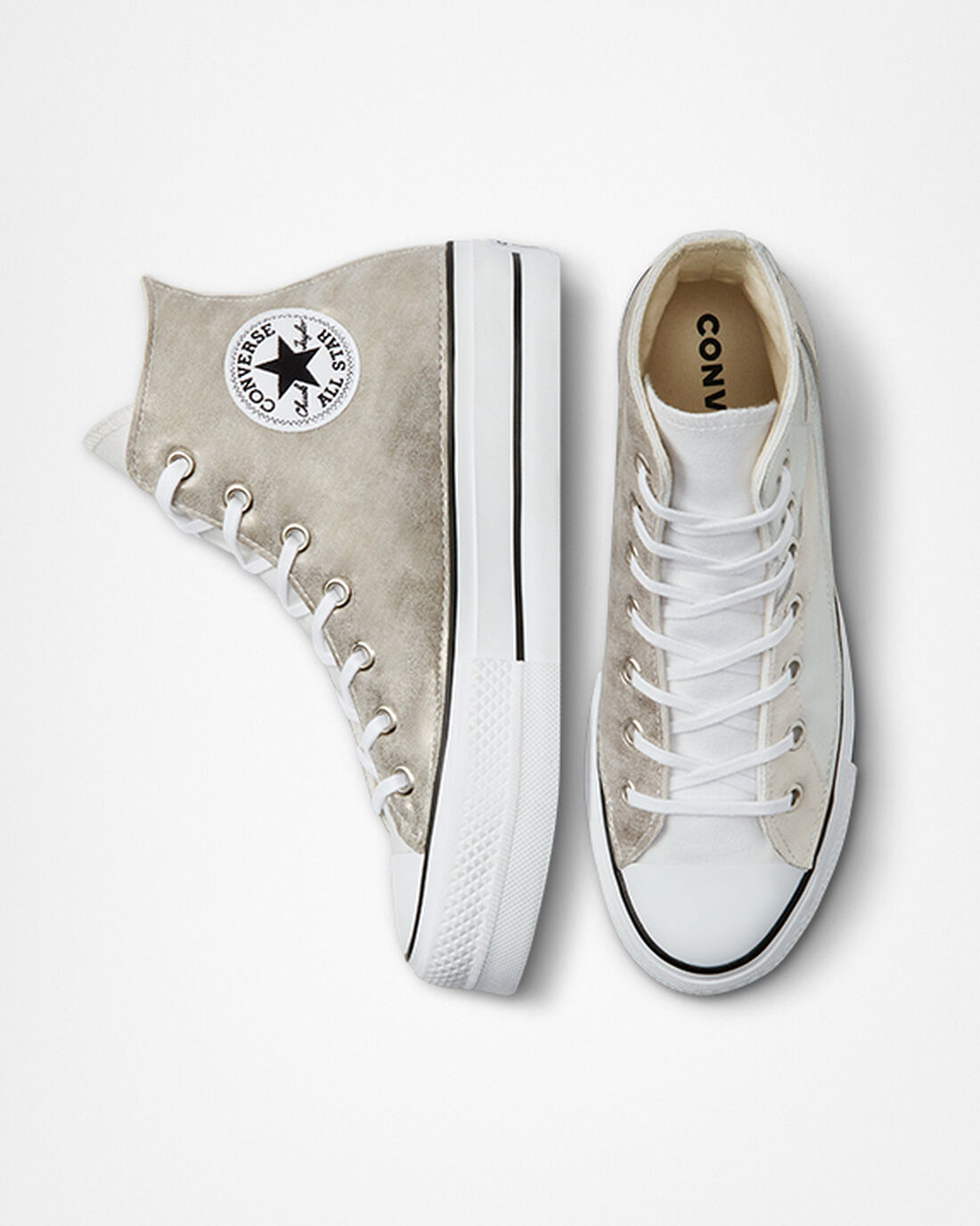 Converse Chuck Taylor All Star Lift Női Magasszárú Cipő Fehér | HU41835