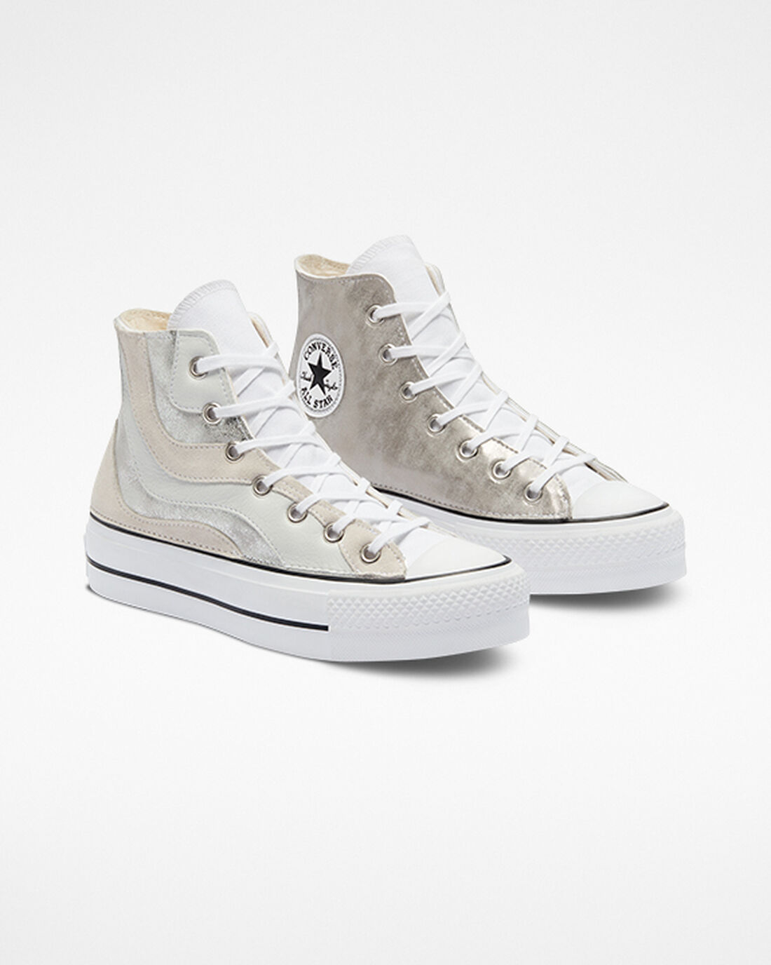 Converse Chuck Taylor All Star Lift Női Magasszárú Cipő Fehér | HU41835