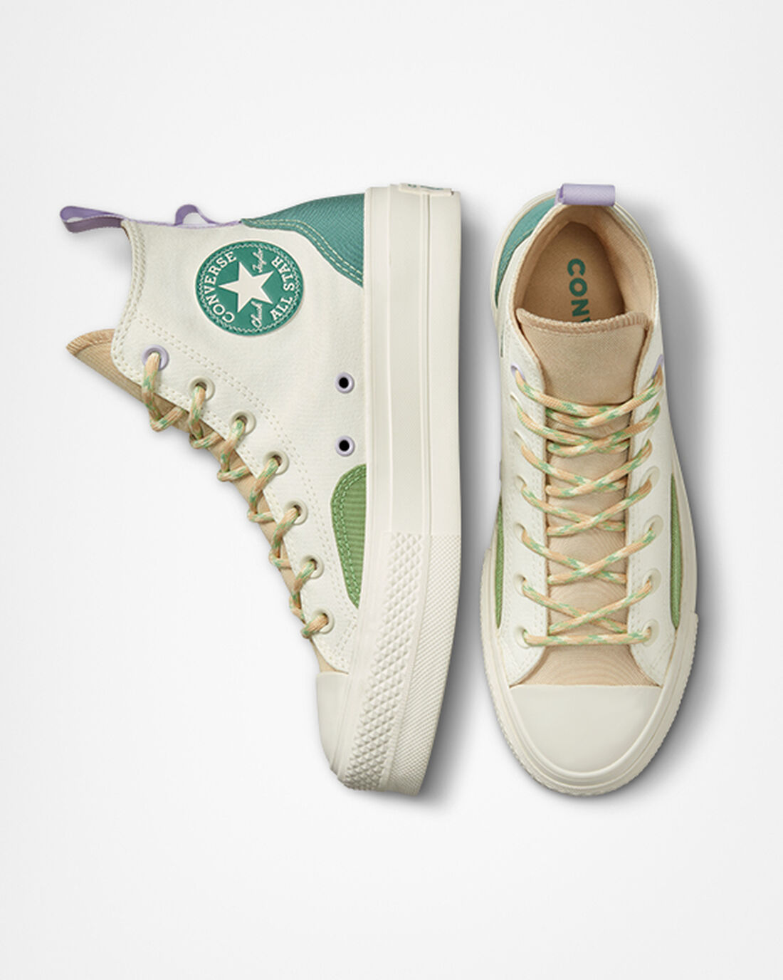 Converse Chuck Taylor All Star Lift Női Magasszárú Cipő Bézs | HU42638