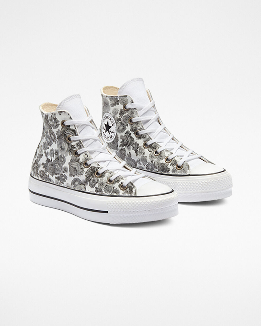 Converse Chuck Taylor All Star Lift Női Magasszárú Cipő Virágos | HU53294