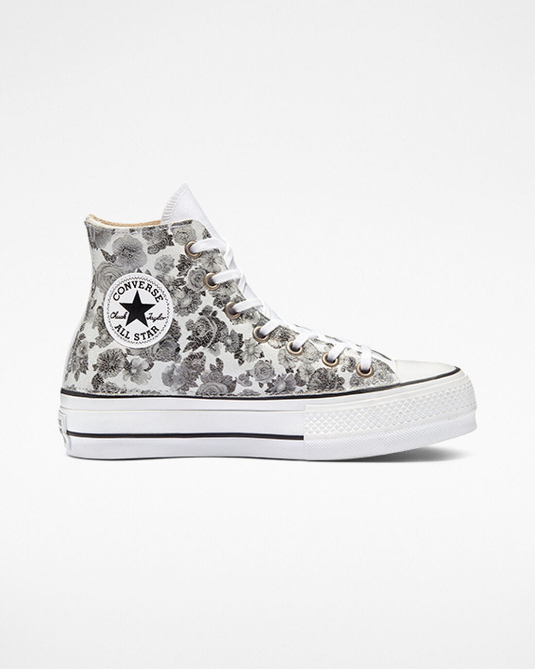 Converse Chuck Taylor All Star Lift Női Magasszárú Cipő Virágos | HU53294