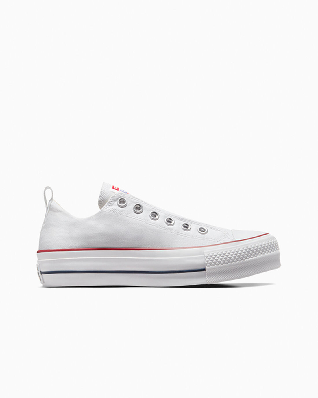 Converse Chuck Taylor All Star Lift Női Tornacipő Fehér/Piros/Kék | HU62405