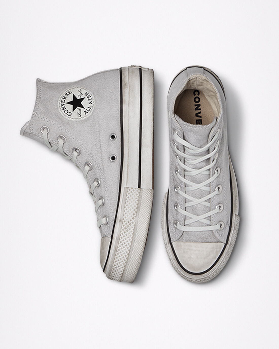 Converse Chuck Taylor All Star Lift Női Magasszárú Cipő Szürke | HU86201