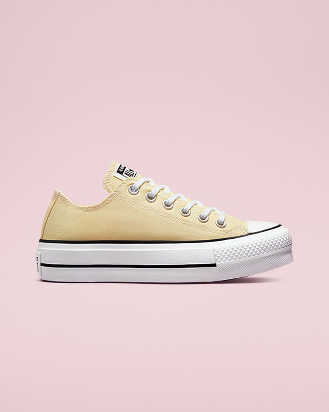 Converse Chuck Taylor All Star Lift Női Tornacipő Citrom/Fekete/Fehér | HU86532