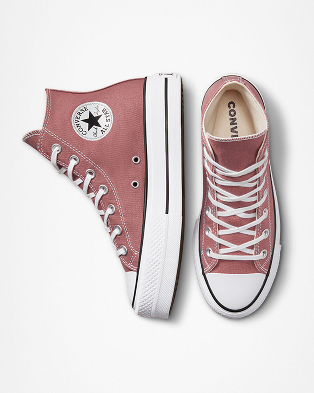 Converse Chuck Taylor All Star Lift Női Magasszárú Cipő Rózsaszín/Fekete/Fehér | HU95123