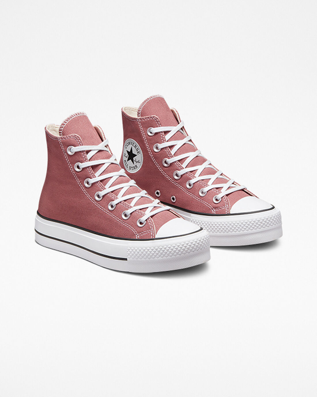 Converse Chuck Taylor All Star Lift Női Magasszárú Cipő Rózsaszín/Fekete/Fehér | HU95123