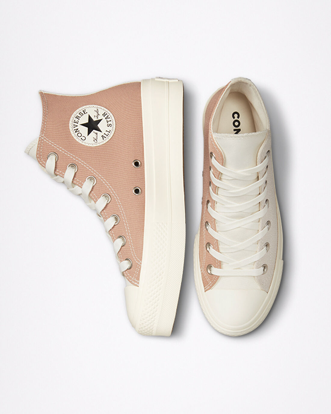 Converse Chuck Taylor All Star Lift Női Magasszárú Cipő Sárgabarack/Szürke | HU96024