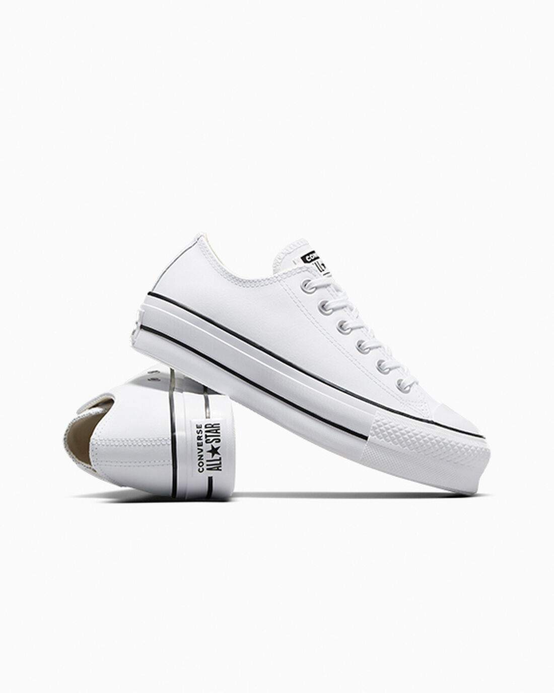 Converse Chuck Taylor All Star Lift Platform Női Tornacipő Fehér/Fekete/Fehér | HU64592