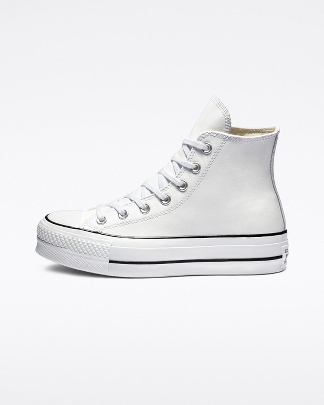 Converse Chuck Taylor All Star Lift Platform Női Magasszárú Cipő Fehér/Fekete/Fehér | HU89045