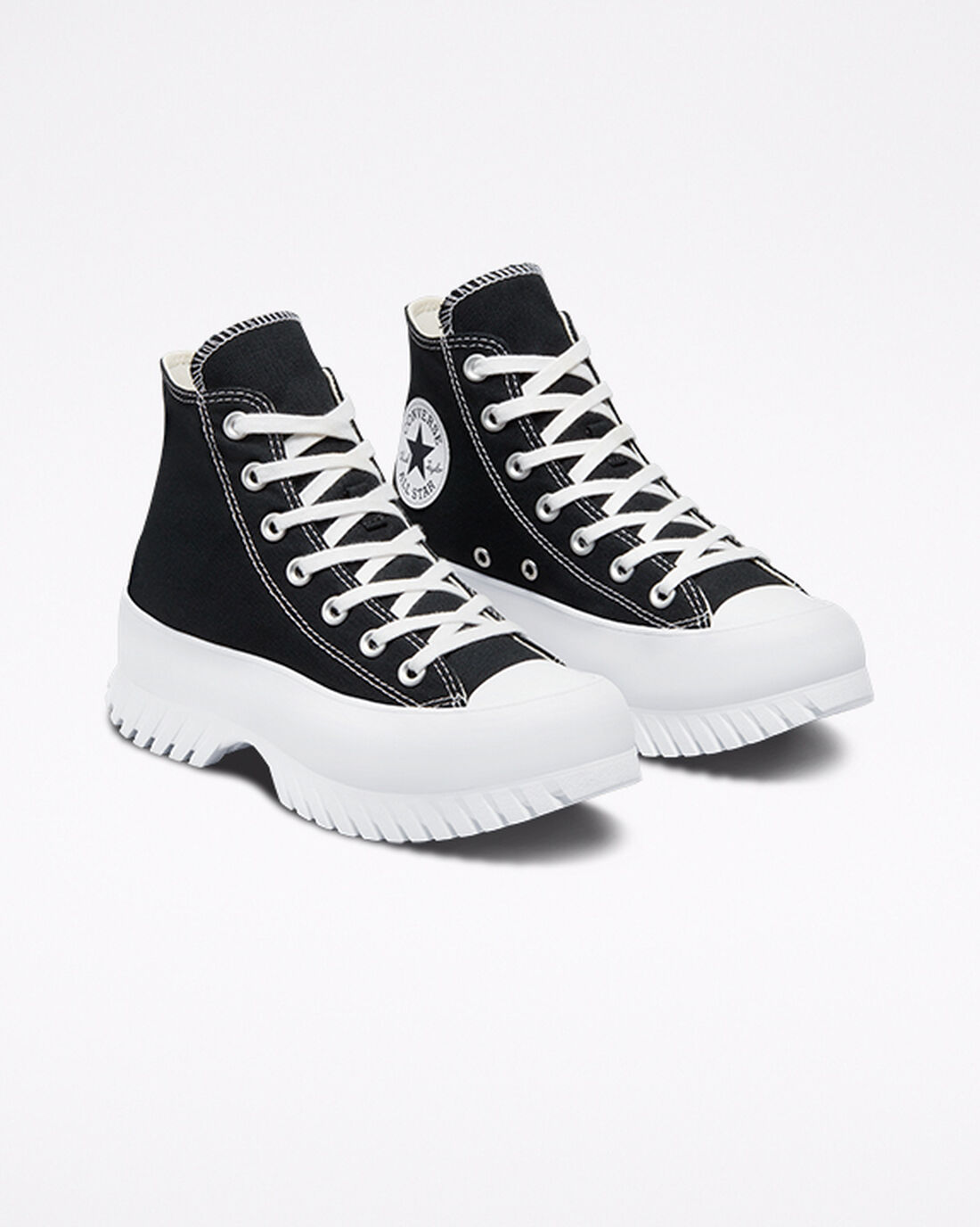 Converse Chuck Taylor All Star Lugged 2.0 Női Magasszárú Cipő Fekete/Fehér | HU01549