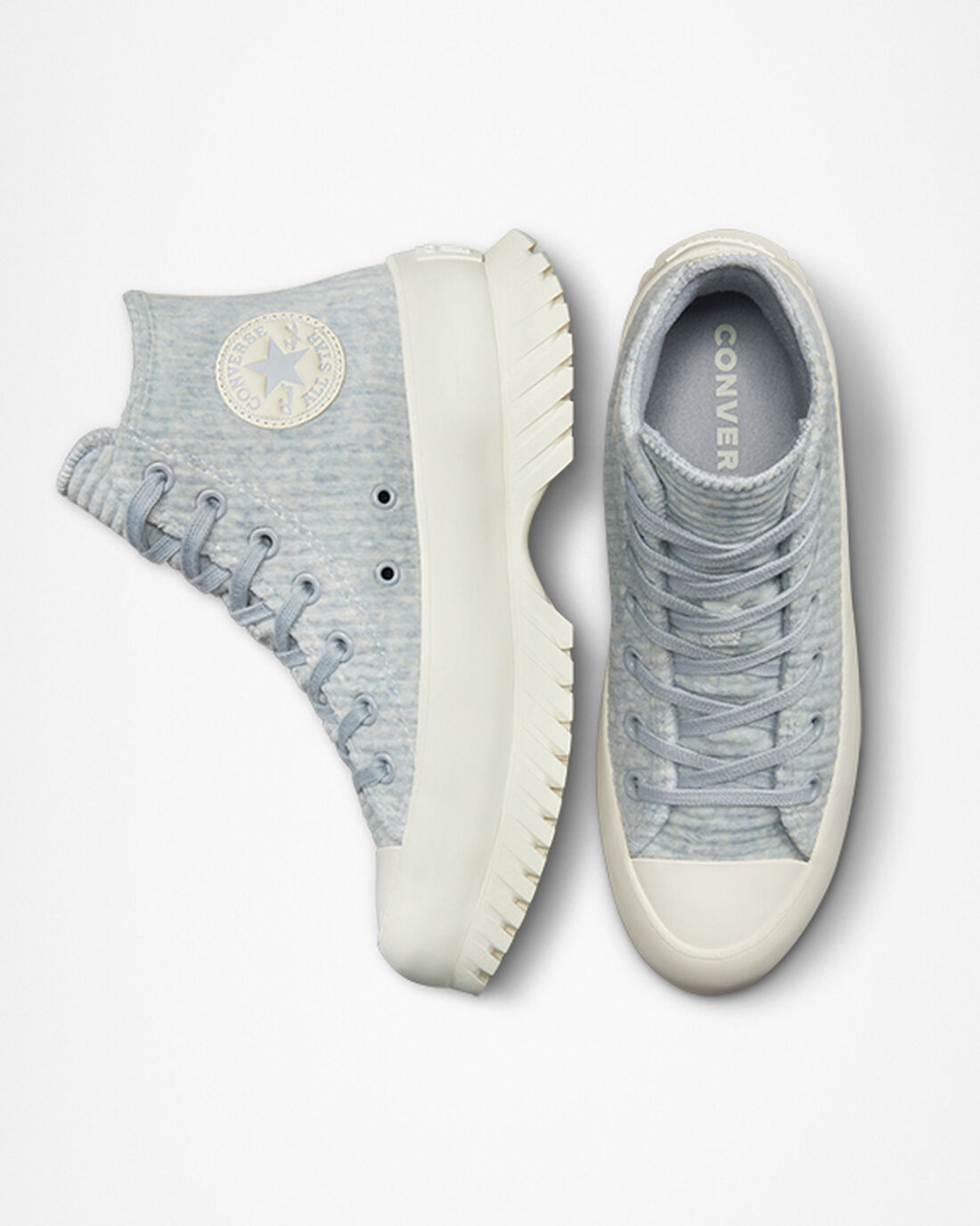 Converse Chuck Taylor All Star Lugged 2.0 Velour Női Magasszárú Cipő Kék | HU52690