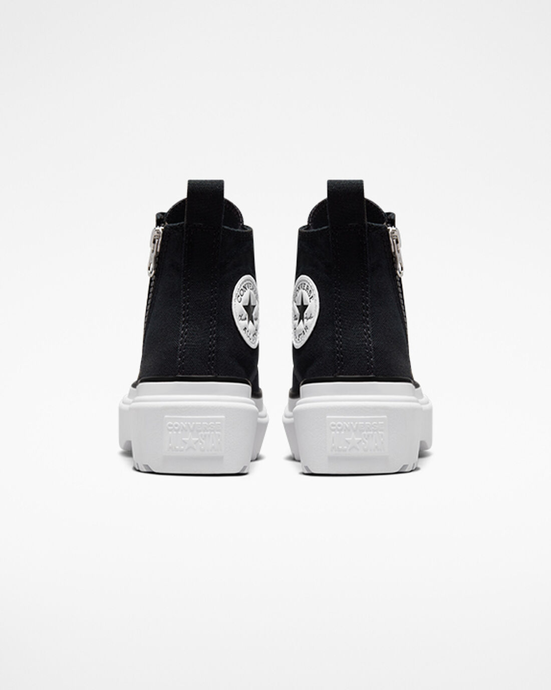 Converse Chuck Taylor All Star Lugged Lift Lány Magasszárú Cipő Fekete/Fehér | HU01236