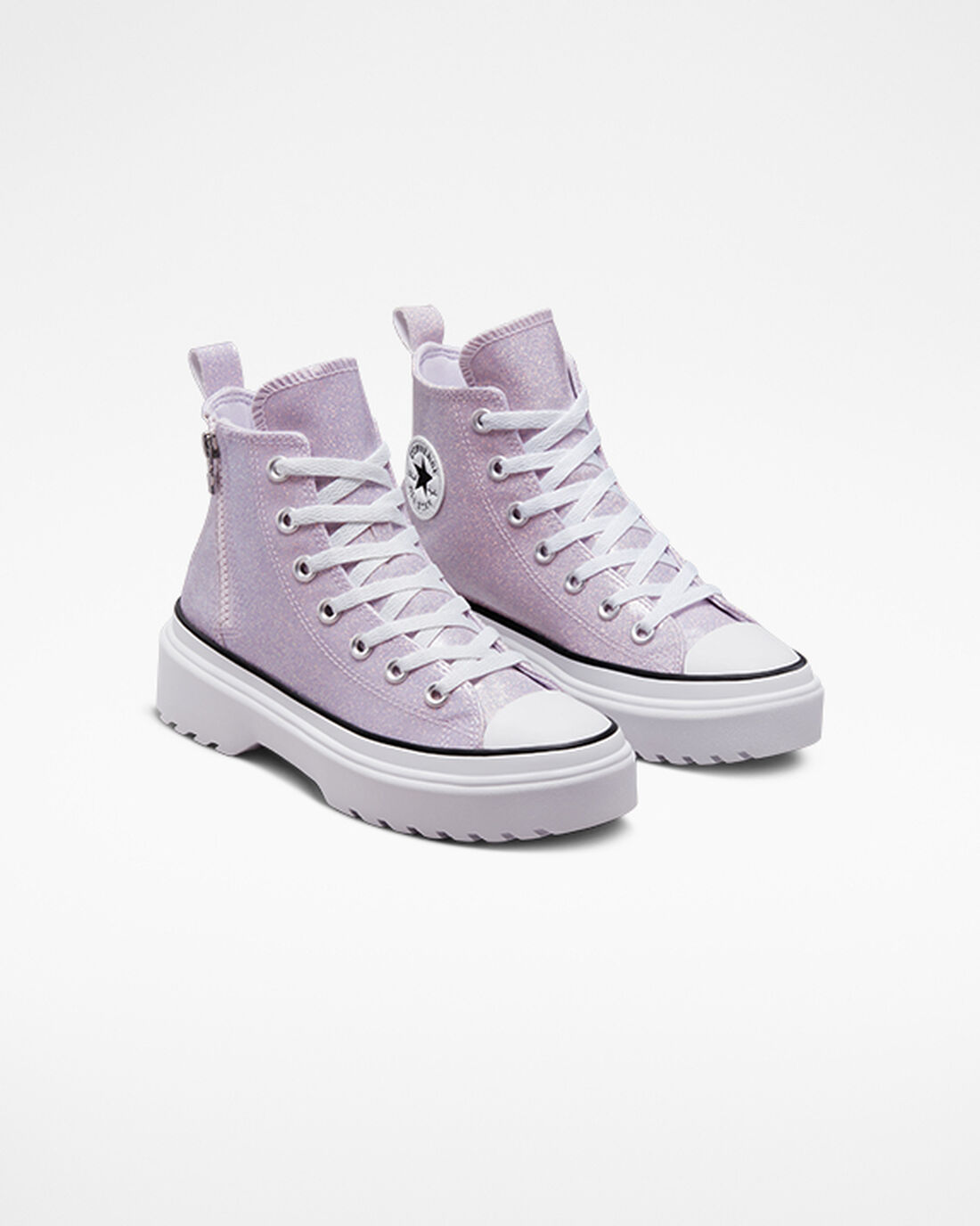 Converse Chuck Taylor All Star Lugged Lift Lány Magasszárú Cipő Lila/Fehér/Fekete | HU04379