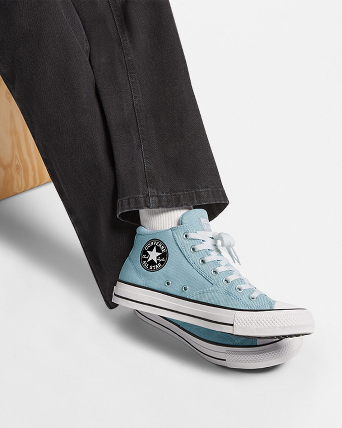 Converse Chuck Taylor All Star Malden Utcai Workwear Férfi Magasszárú Cipő Fehér/Fekete | HU60541