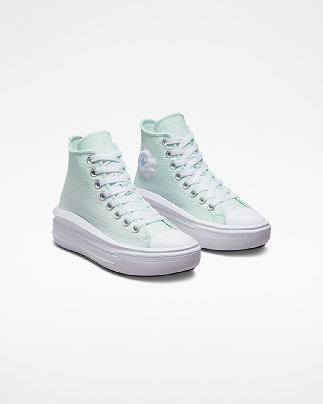 Converse Chuck Taylor All Star Move Lány Magasszárú Cipő Kék | HU28036