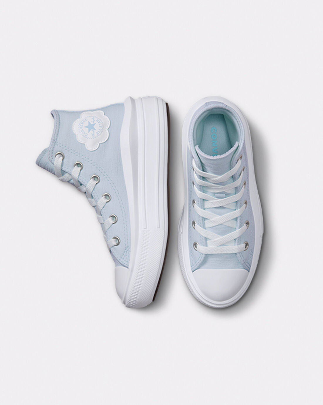 Converse Chuck Taylor All Star Move Lány Magasszárú Cipő Kék | HU85021