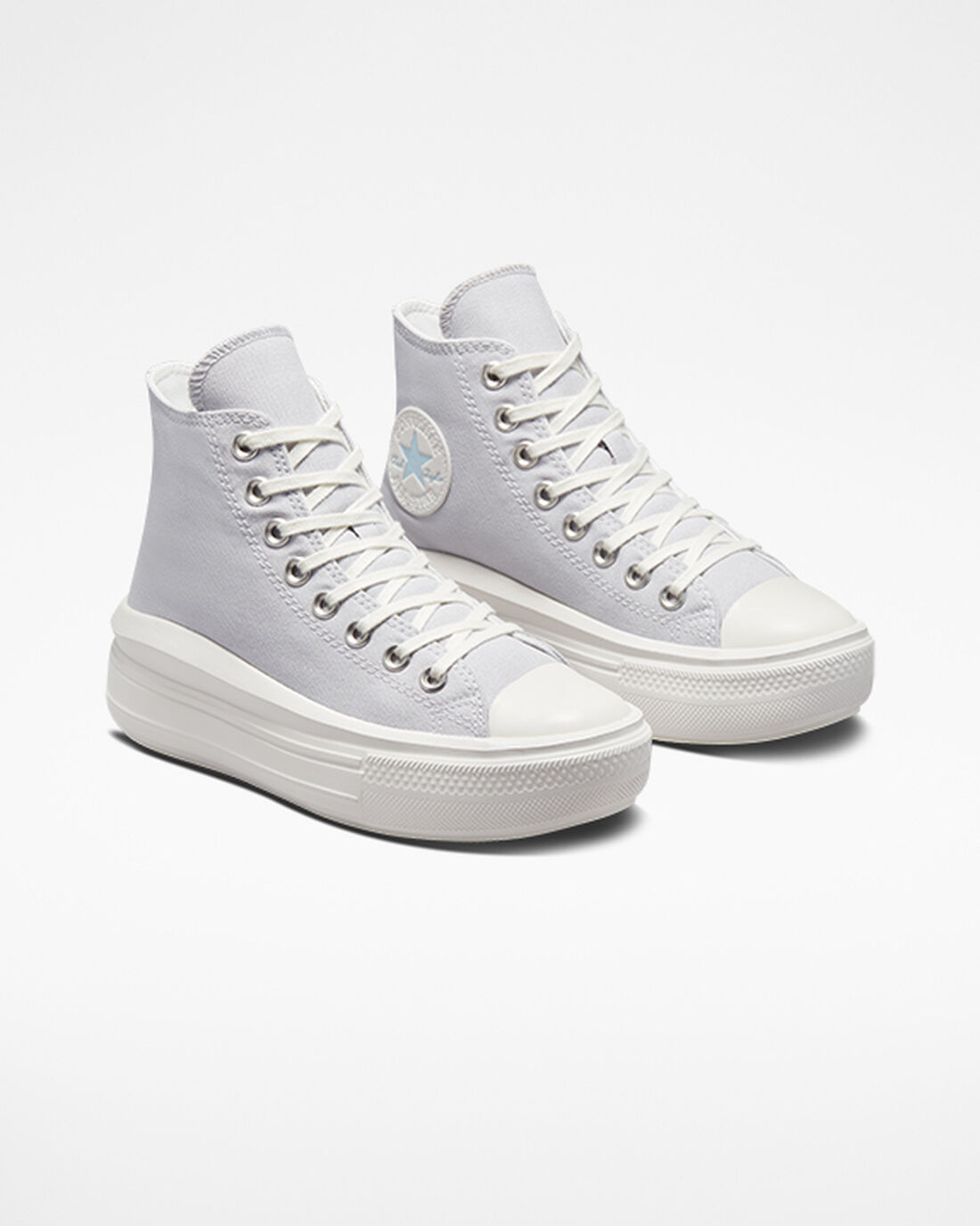 Converse Chuck Taylor All Star Move Női Magasszárú Cipő Lila/Fehér | HU48259