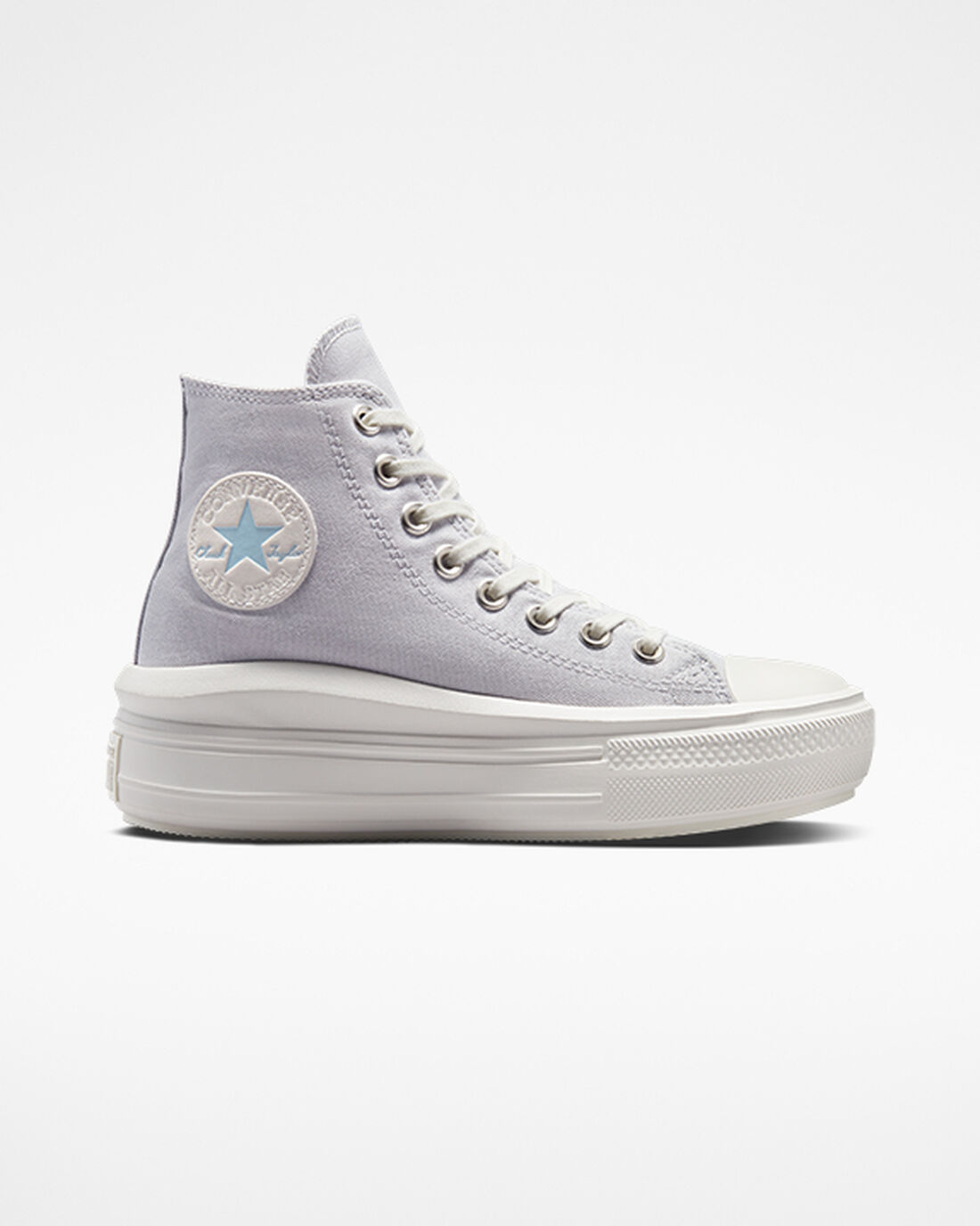 Converse Chuck Taylor All Star Move Női Magasszárú Cipő Lila/Fehér | HU48259