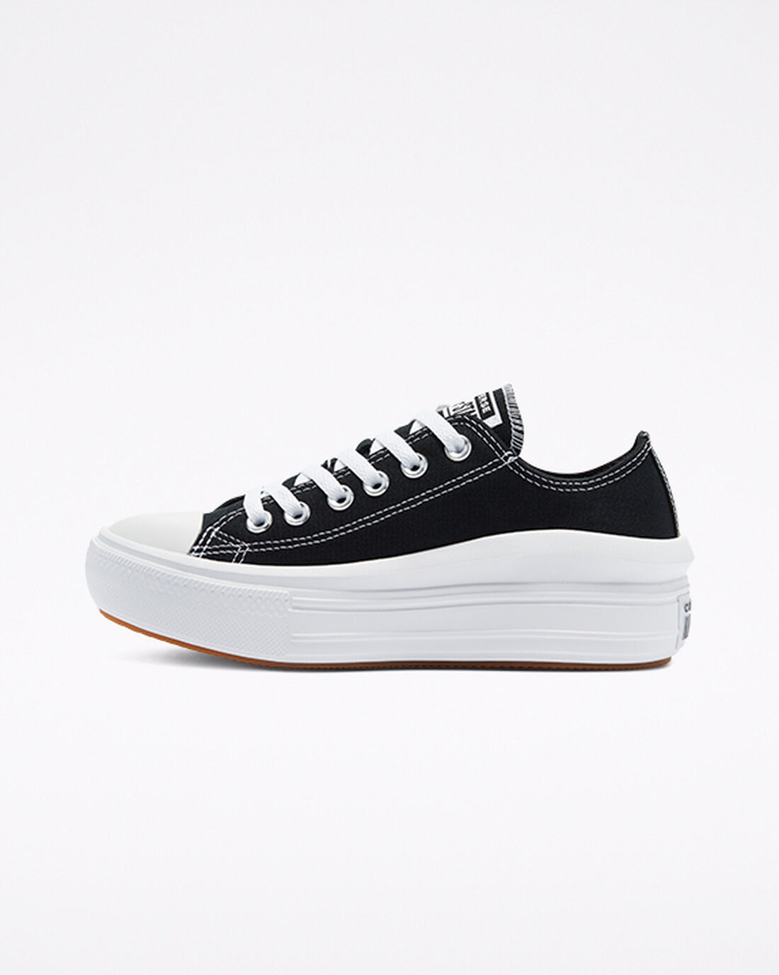 Converse Chuck Taylor All Star Move Női Tornacipő Fekete/Fehér | HU54201