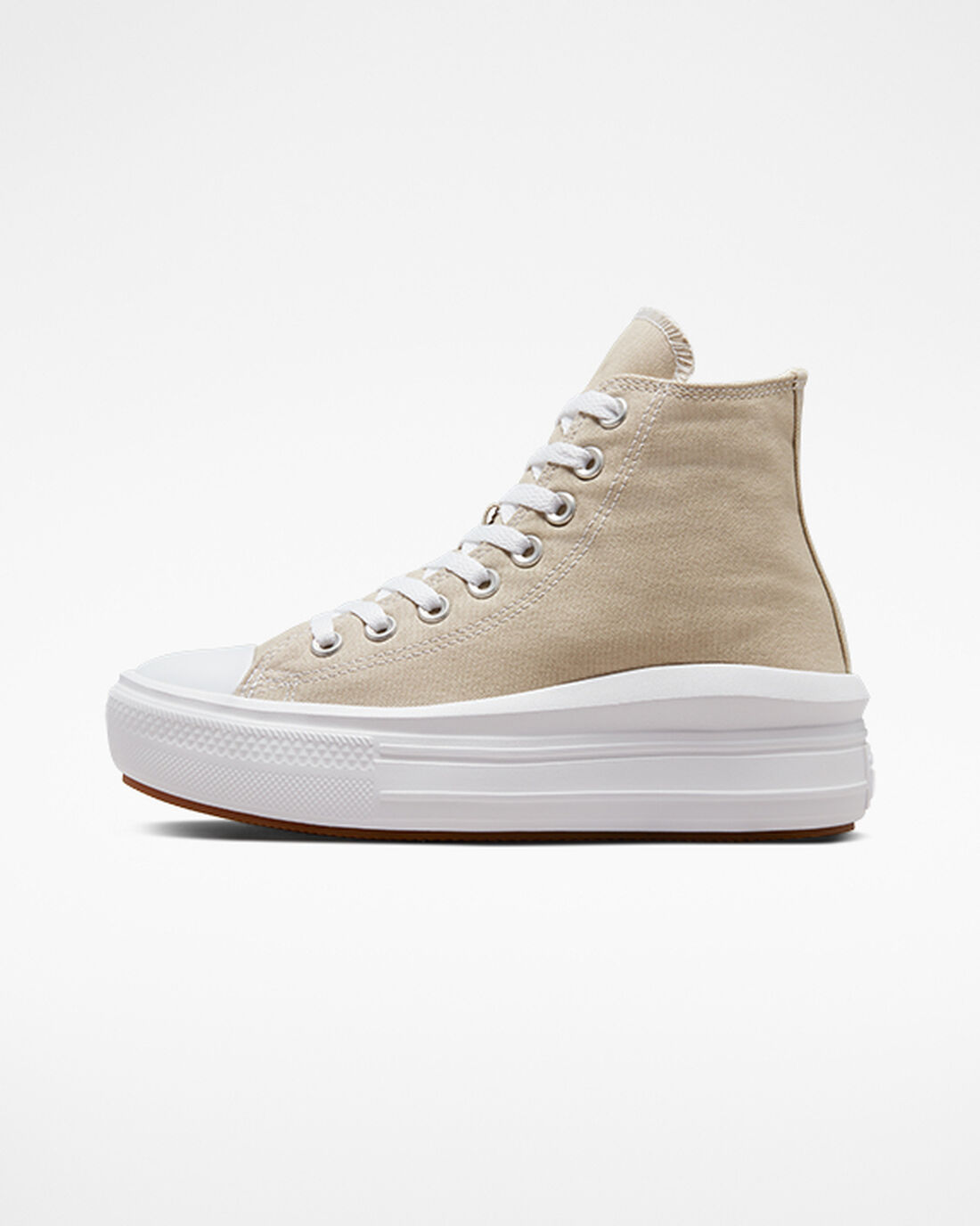 Converse Chuck Taylor All Star Move Női Magasszárú Cipő Szürke/Fehér/Szürke | HU76945