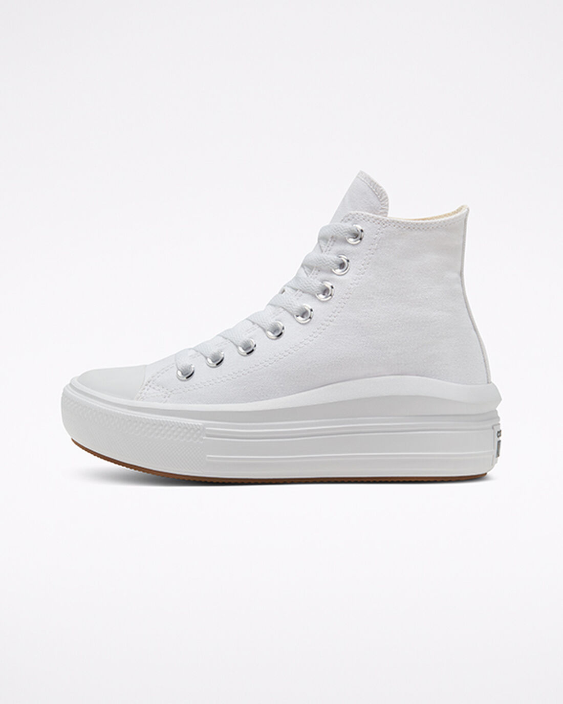 Converse Chuck Taylor All Star Move Női Magasszárú Cipő Fehér/Bézs Fehér/Fekete | HU94073