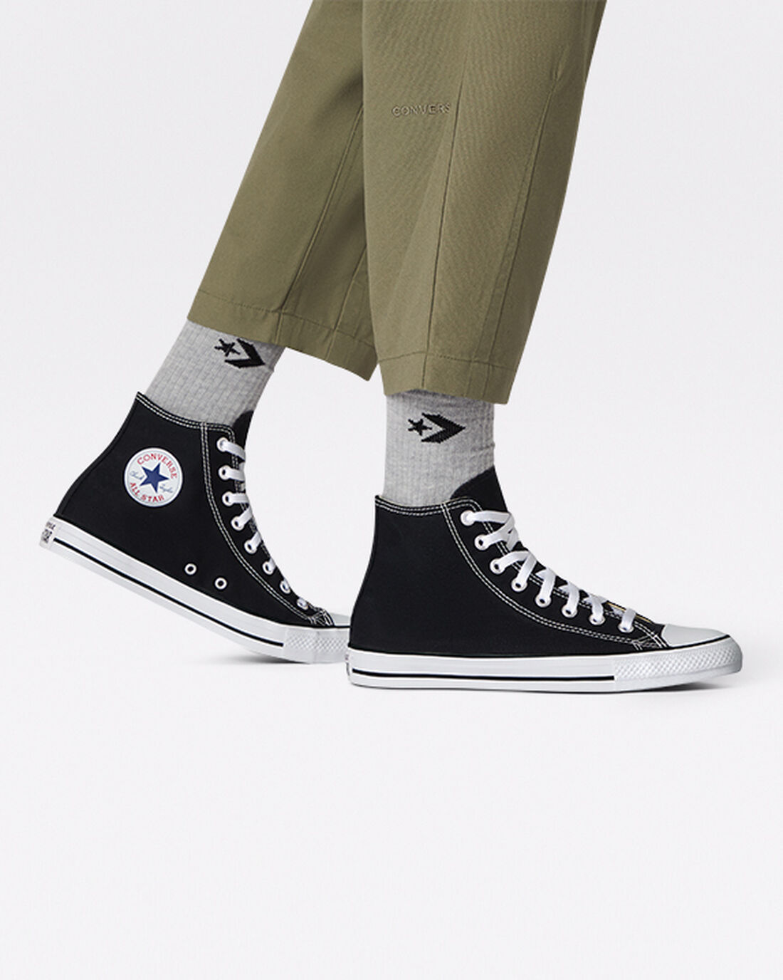 Converse Chuck Taylor All Star Női Magasszárú Cipő Fekete | HU36890