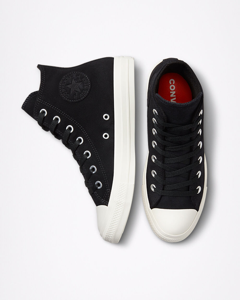 Converse Chuck Taylor All Star Női Magasszárú Tornacipő Fekete/Fehér | HU73568