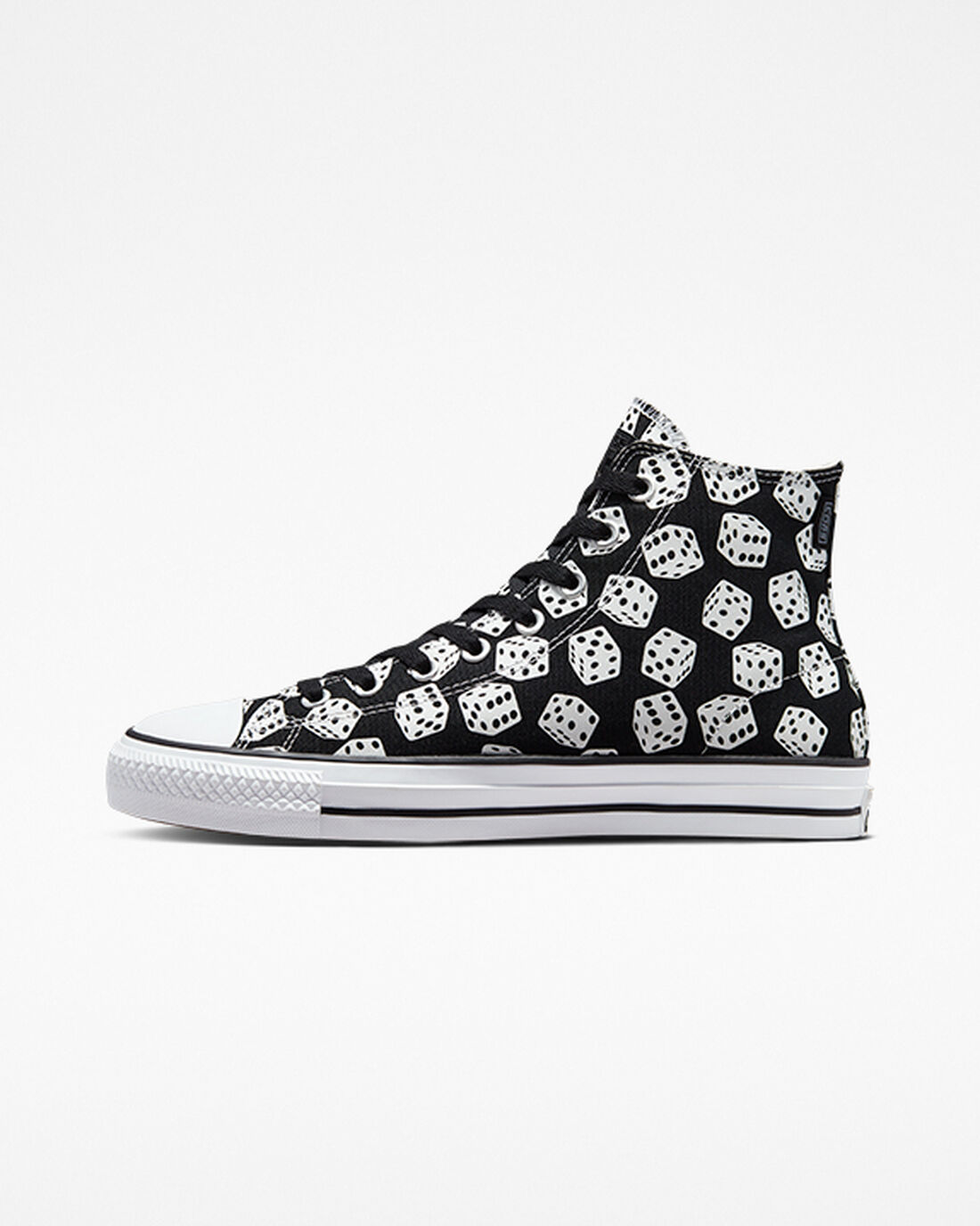 Converse Chuck Taylor All Star Pro Dice Női Deszkás Cipő Fekete/Fehér | HU57691