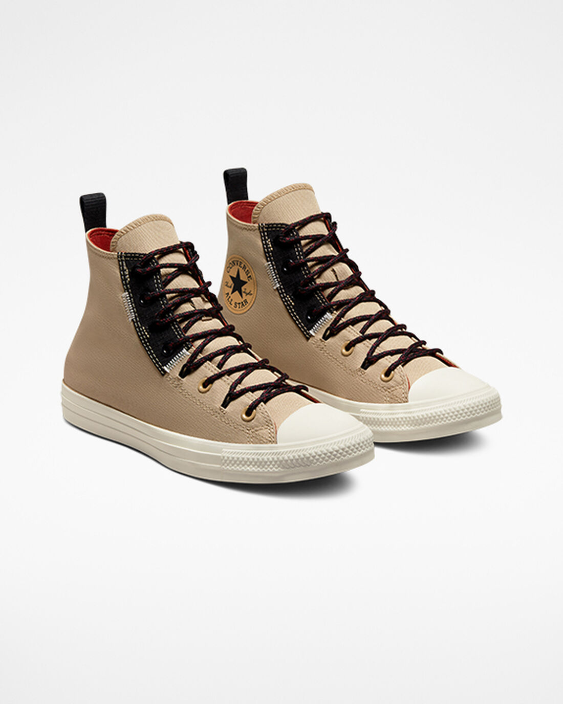 Converse Chuck Taylor All Star Rugged Basics Női Magasszárú Cipő Khaki/Narancssárga | HU41589