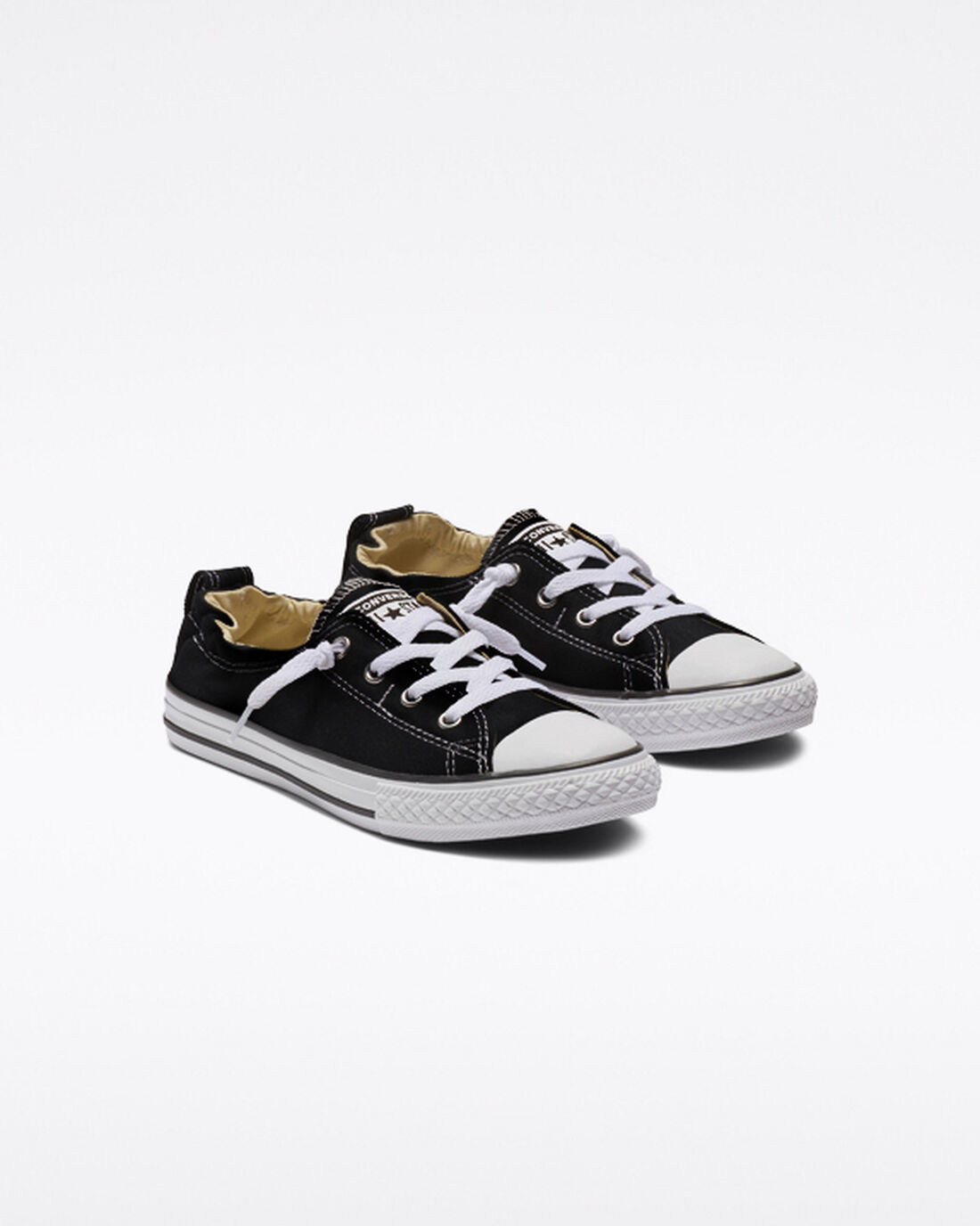 Converse Chuck Taylor All Star Shoreline Lány Slip On Cipő Fekete | HU47513