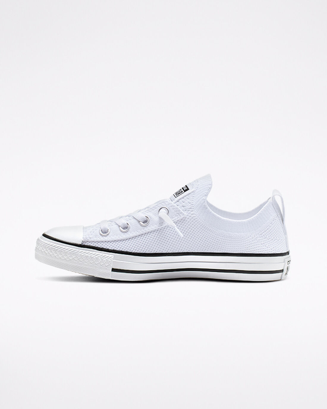 Converse Chuck Taylor All Star Shoreline Knit Női Tornacipő Fehér/Fekete/Fehér | HU87652