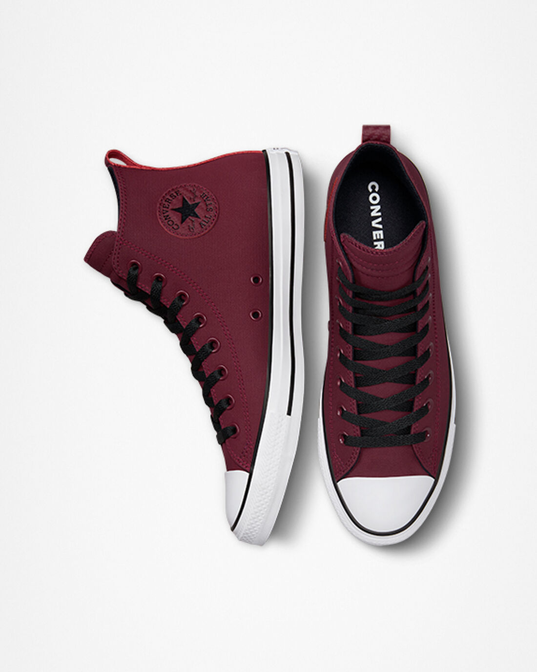 Converse Chuck Taylor All Star TecTuff Férfi Magasszárú Cipő Sötét Piros/Fehér/Fekete | HU47601