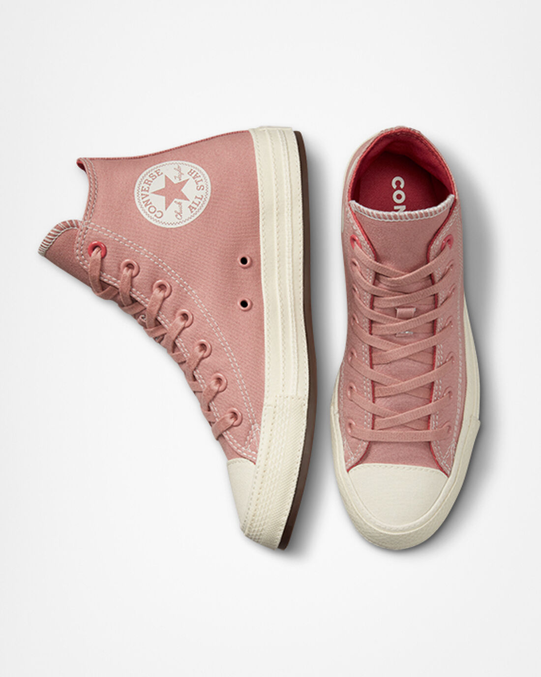 Converse Chuck Taylor All Star Tonal Vászon Női Magasszárú Cipő Rózsaszín | HU94280