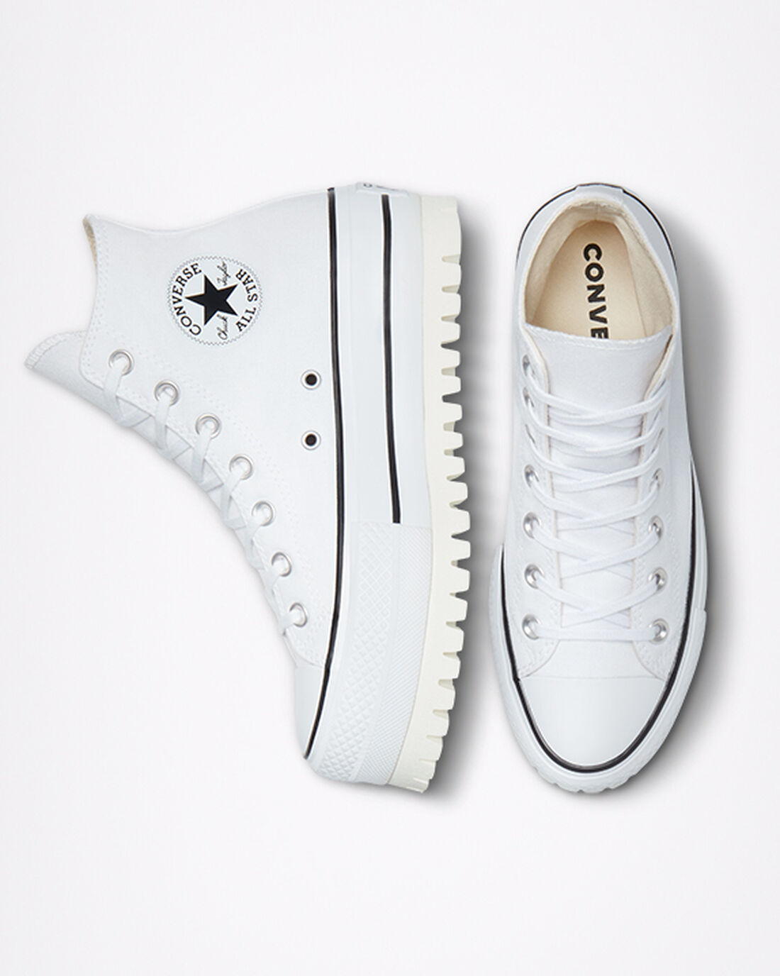 Converse Chuck Taylor All Star Trek Férfi Magasszárú Cipő Fehér | HU78593