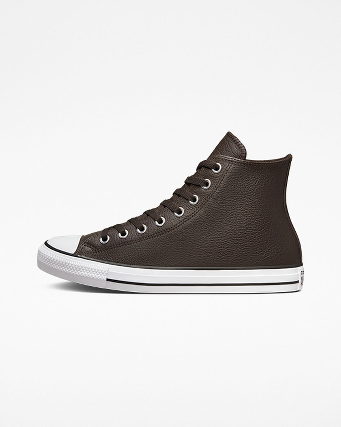 Converse Chuck Taylor All Star Tumbled Bőr Férfi Magasszárú Cipő Barna/Fehér/Fekete | HU50432