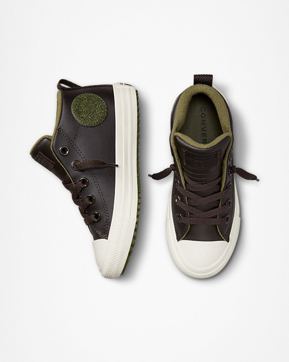 Converse Chuck Taylor All Star Utcai Boot Bőr Lány Magasszárú Cipő Barna | HU81370