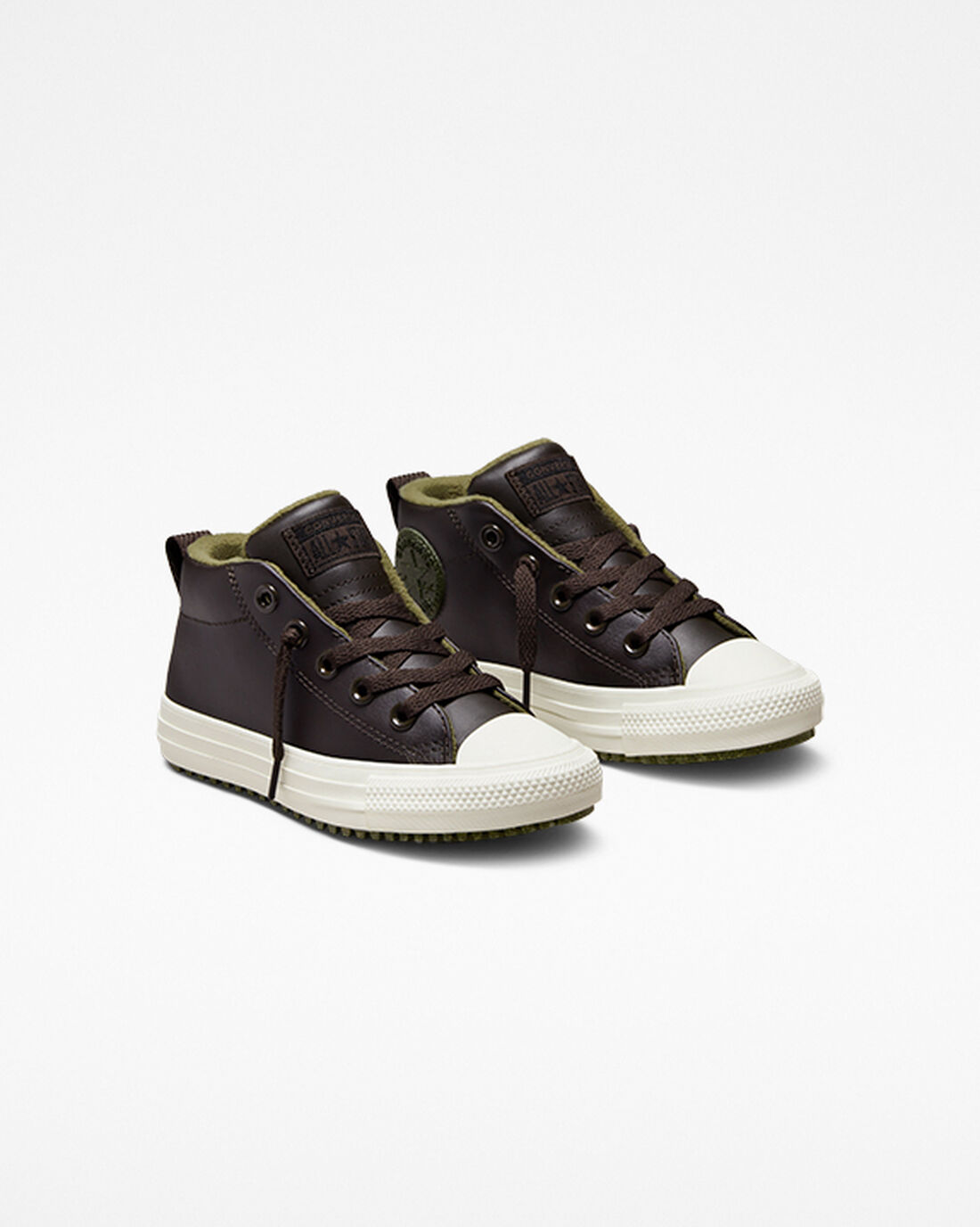 Converse Chuck Taylor All Star Utcai Boot Bőr Lány Magasszárú Cipő Barna | HU81370