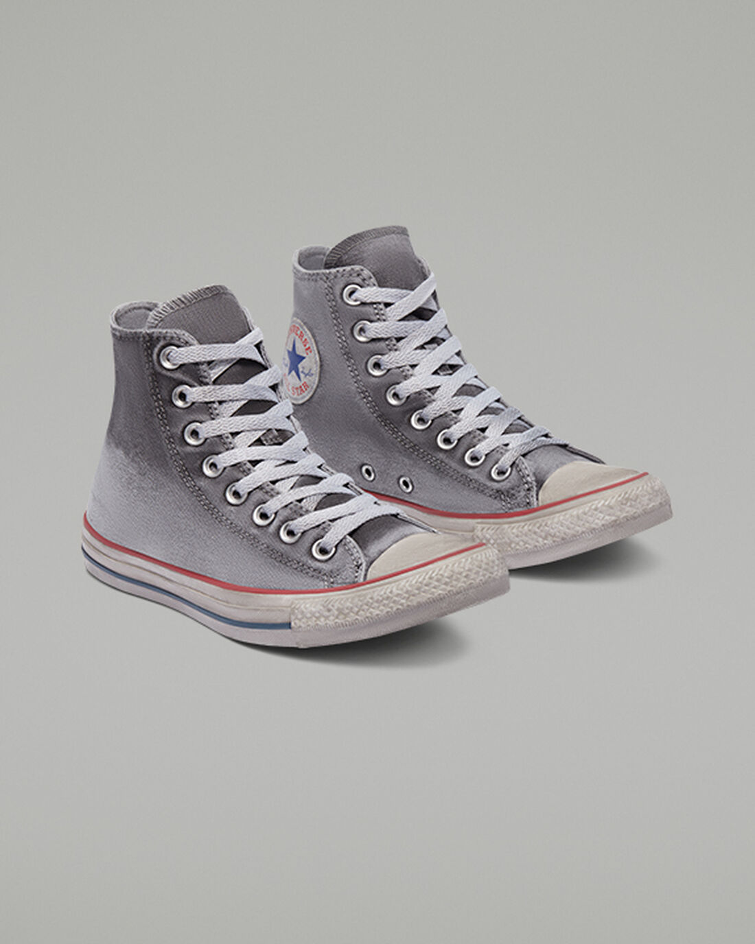 Converse Chuck Taylor All Star Vászon Smoke Férfi Magasszárú Cipő Szürke/Fehér | HU54206