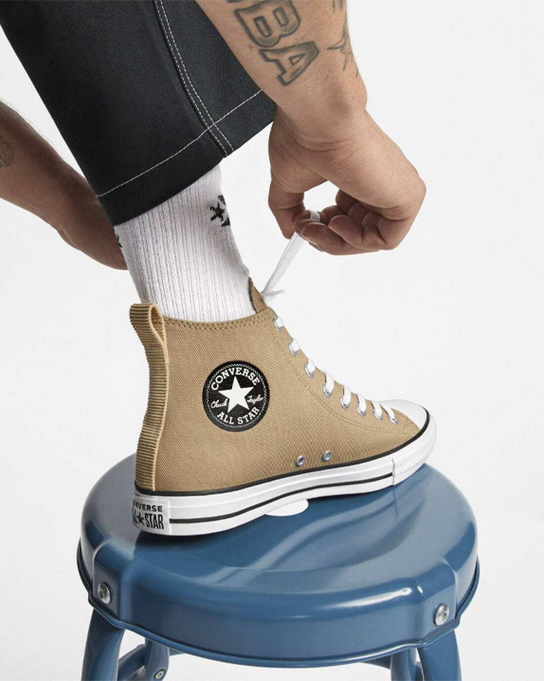 Converse Chuck Taylor All Star Workwear Férfi Magasszárú Cipő Khaki/Fekete | HU17843